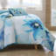  Ensemble d'édredon réversible 100% satin de coton aquarelle Bebejan-109460245