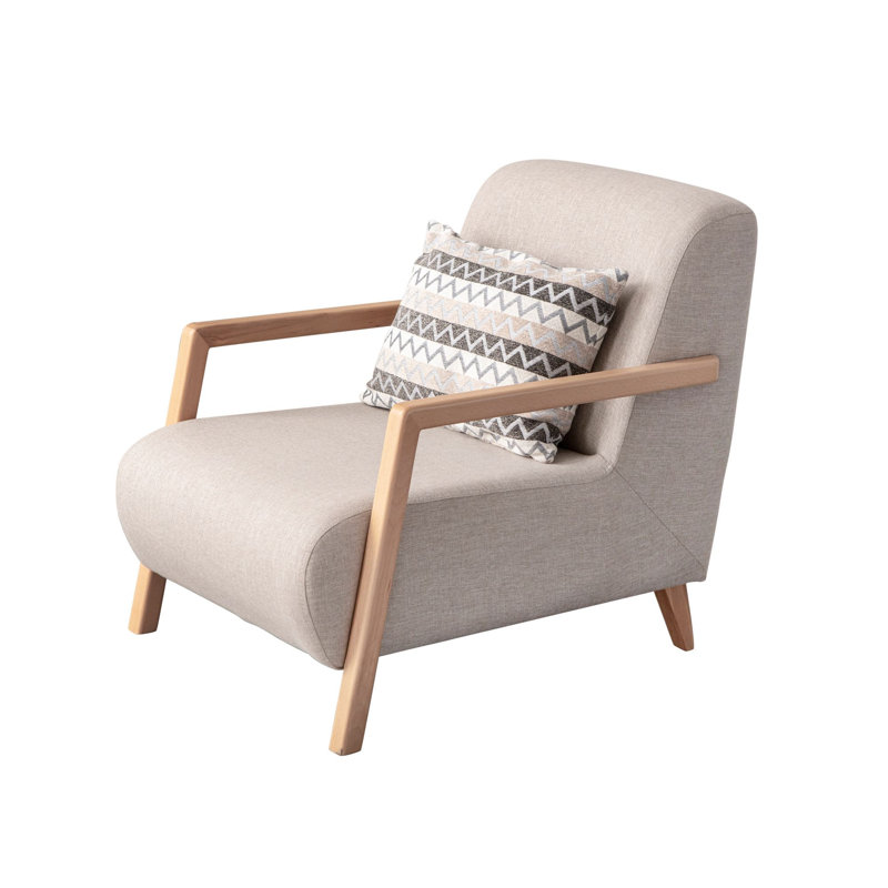 Fauteuil à oreilles, Crème