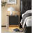 Modern Style Concealed Handle Bedside Table Double-Layer Storage Design Suitable For Bedroom