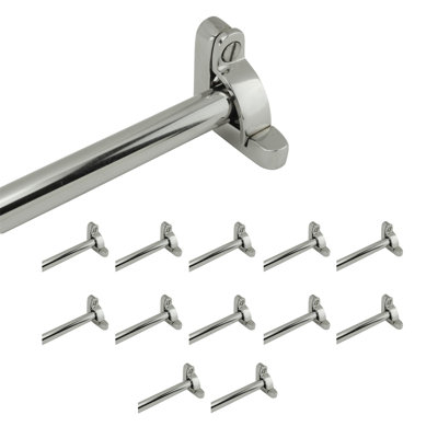 39.5" Round Carpet Rod Set