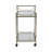 Two Tier 30"H Rolling Bar Cart, Rectangle-975132703