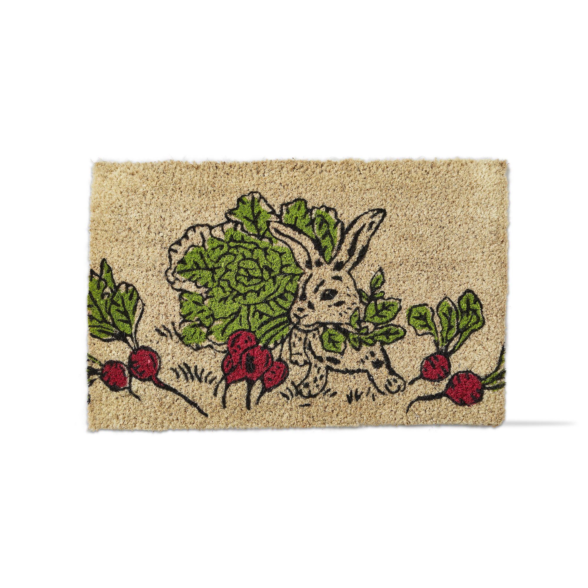 August Grove Bunny Rabbit Eating Raddish Easter Coir Outdoor Door Mat ...