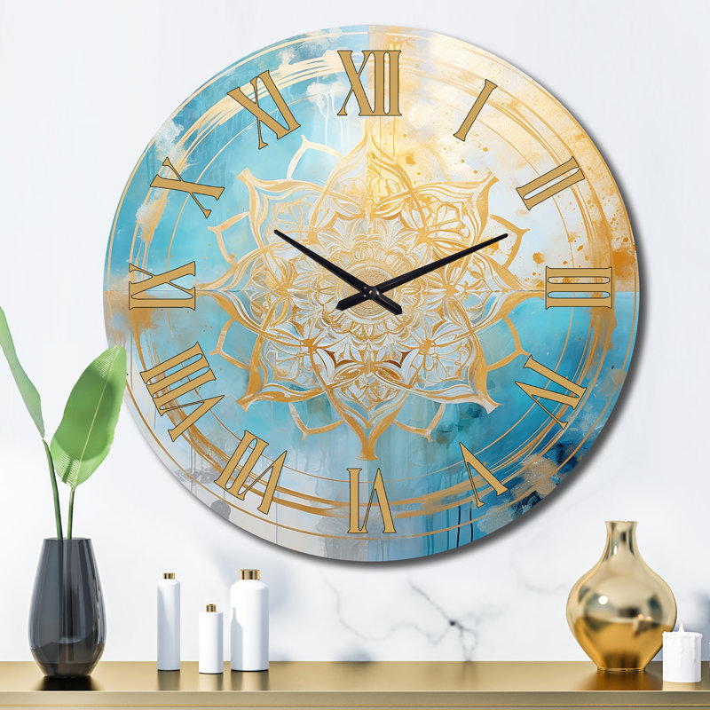 Horloge murale Divine Mandala, Grand