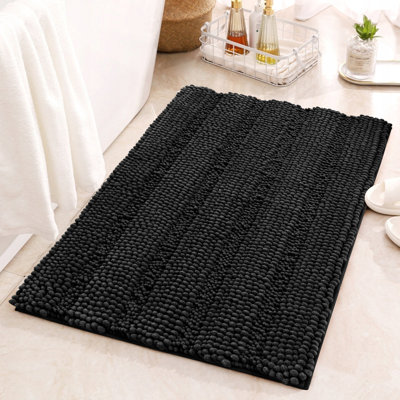 Chenault Soft Absorbent Microfiber Non-Slip Backing Rectangle Bath Rug