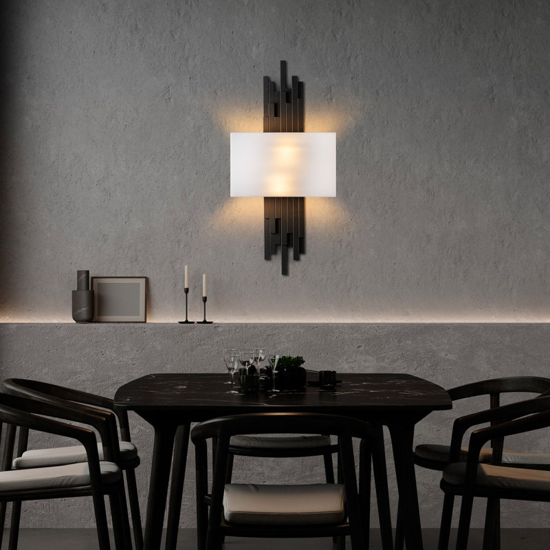 Lampe murale, Noir