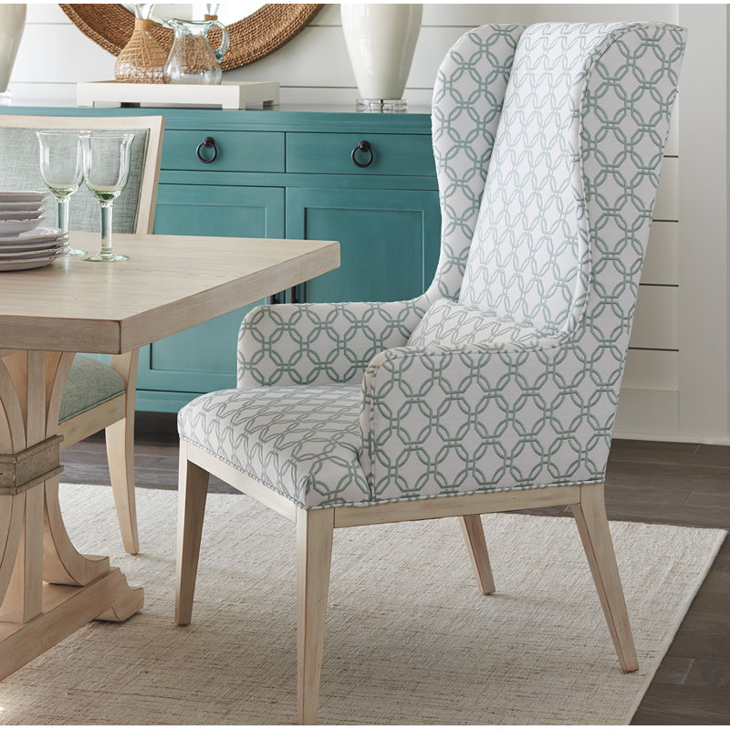 Newport Upholstered Arm Chair, Viscose Blend  Gray, Sailcloth