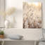 Art sur toile, herbe blanche de la pampa blanche au soleil doré-132729539