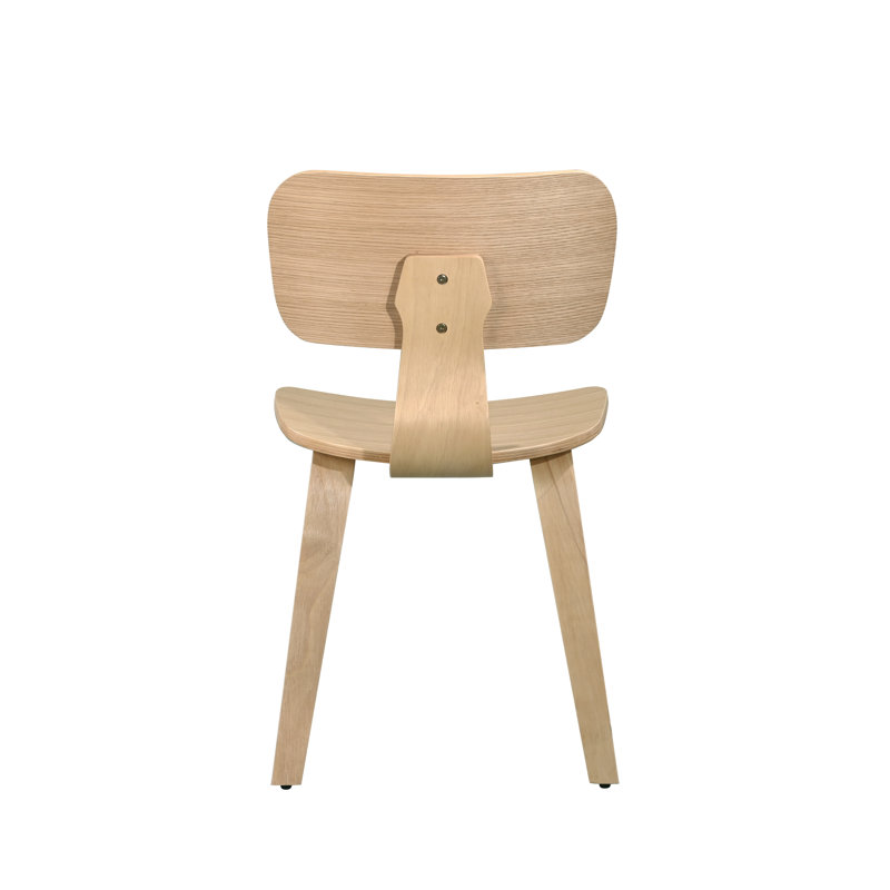 46cm H Solid Wood Side Chair, Oak