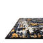Tapis bleu foncé / blanc Soraya-514304258