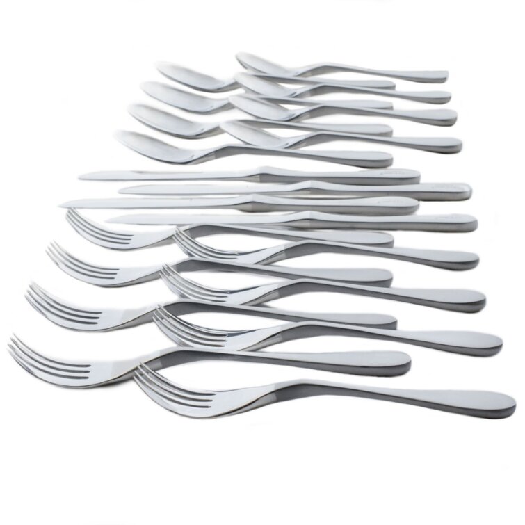 Outline cutlery black gloss finish 18/08 stainless steel