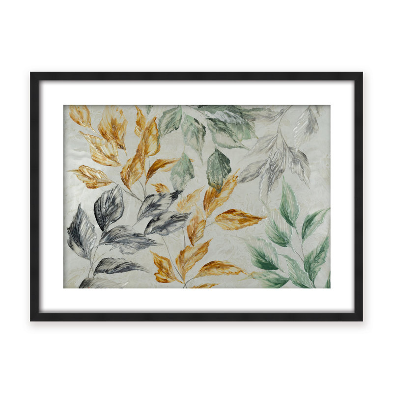 Nature Inspired "Muted Radiance" Canvas Wall Art By , 16" H x 24" W, Beige, Framed Print