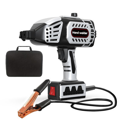 Machine à souder portable à inverseur 110V, soudeuse à régulation de courant continue à 5 niveaux, convient au pistolet de soudage à l'arc 3/32 de pouce, idéale pour les travaux de soudure quotidiens