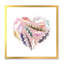 «Ethnic Feather Heart», impression sur toile encadrée-59760642-59760647