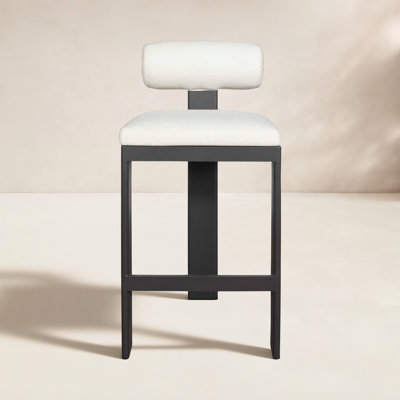 Seneca Bolster Back Outdoor Bar Stool