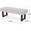 Banc en tissu Ashford Boho