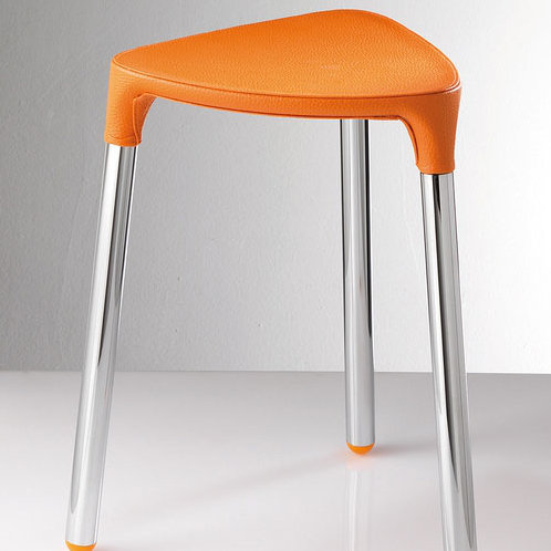 Tabouret d'appoint en métal Yannis, Orange