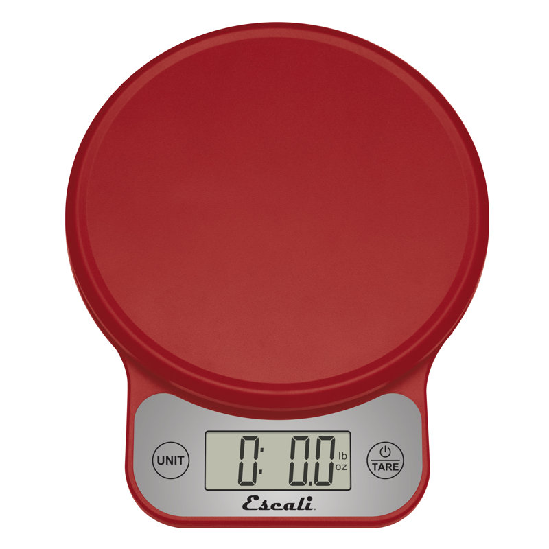 Escali Telero Digital Scale, Red