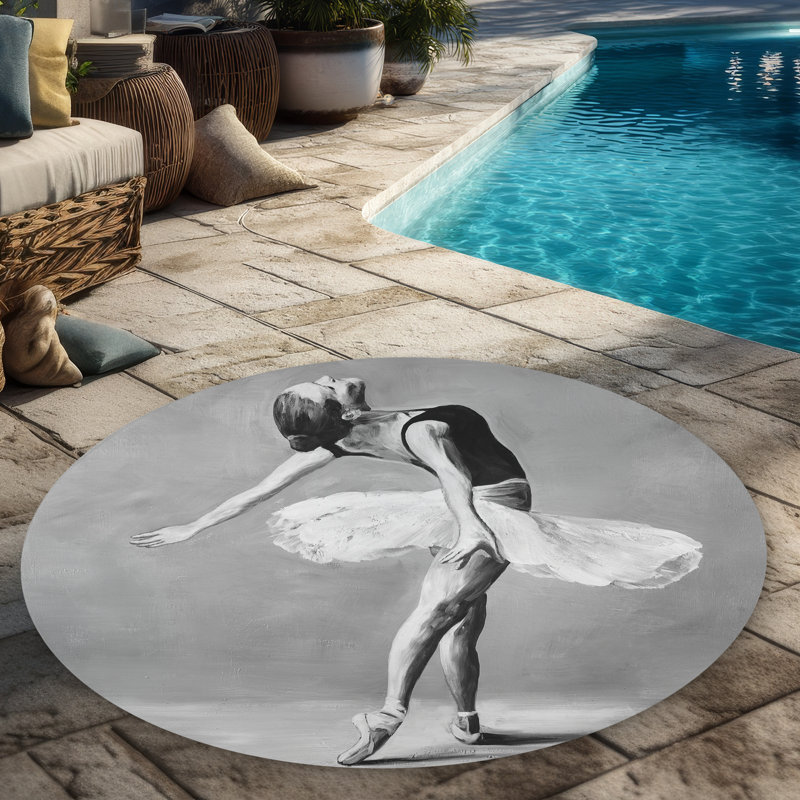 Begin Edition International Inc. Classic ballet dancer Gray round ...