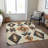 Machine Washable Indoor/Outdoor Xhevrie Ivory Rug-1266292244