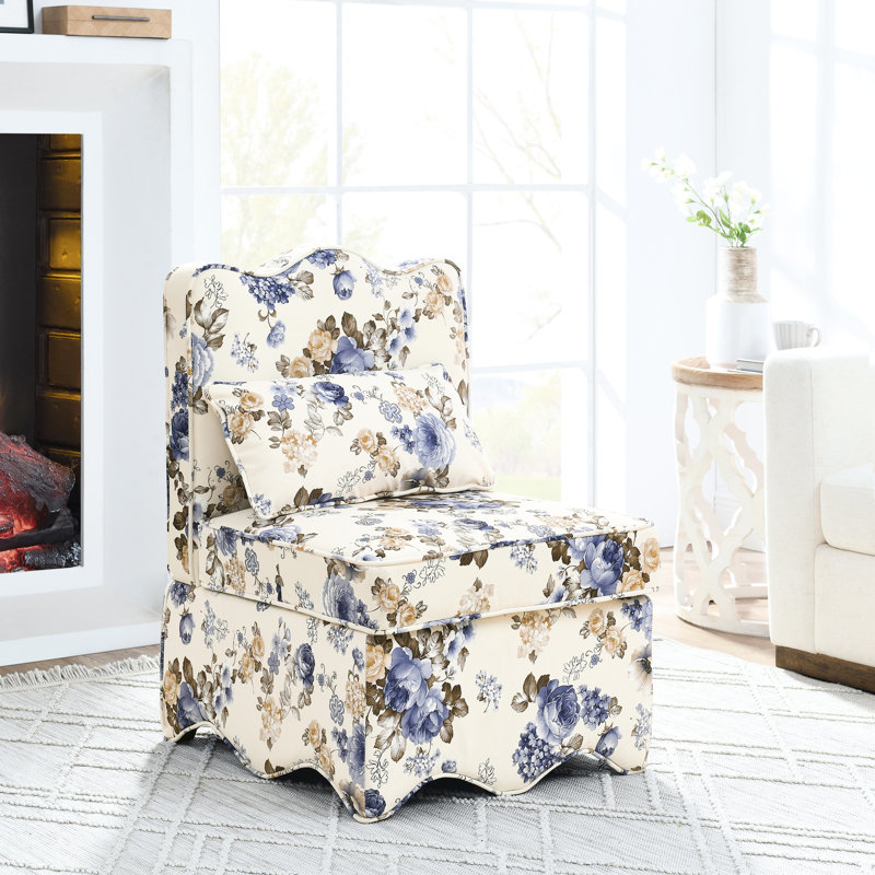 Chaise de salle à manger en flanelle bleue, doux au toucher, non, avec coussin de taille assortie, avec