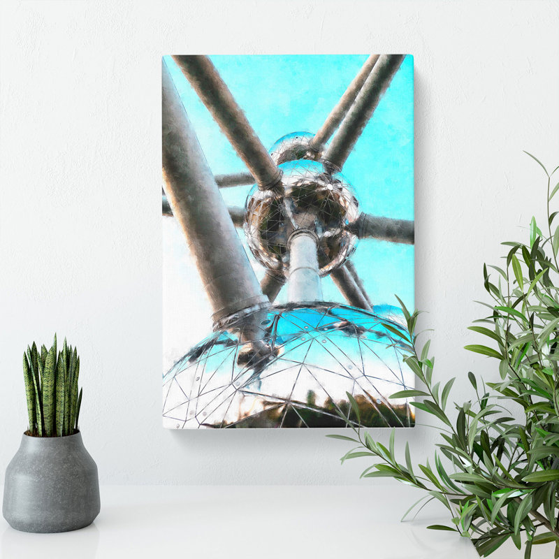 Atomium In Brussels Vol.2 - Wrapped Canvas, 60cm H x 40cm W x 3cm D