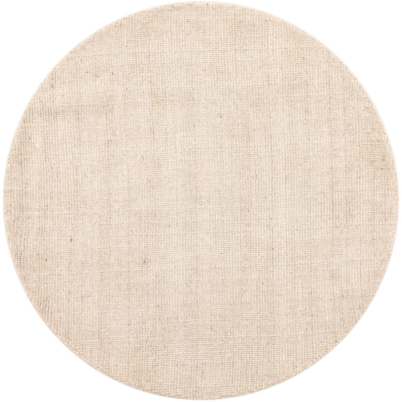 Liabah Wool Striped Indoor Rug, Round 4'1"