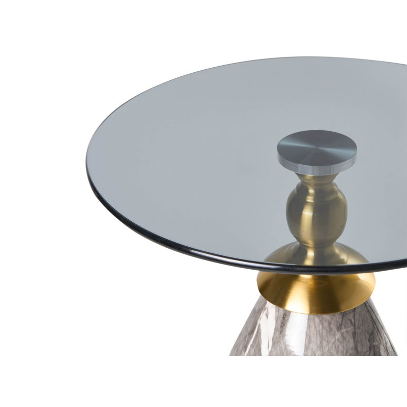 Pedestal End Table