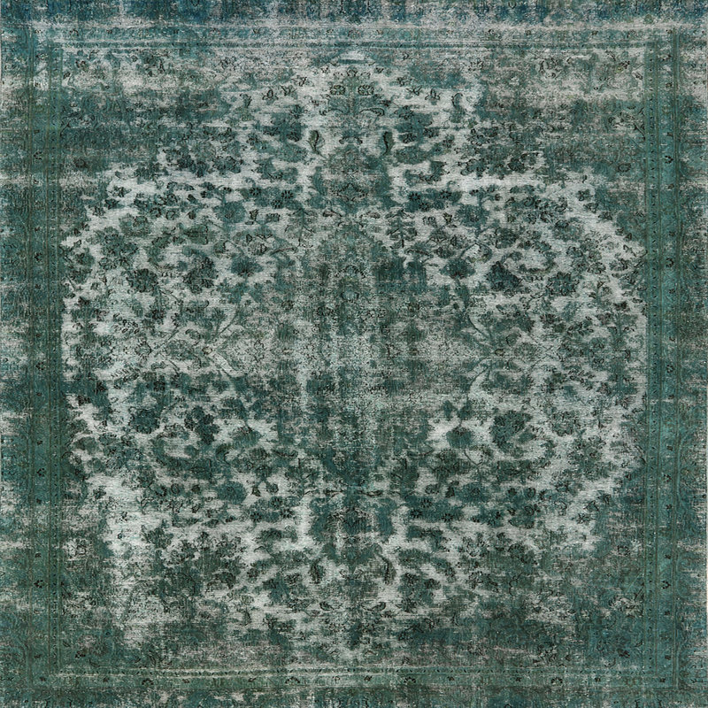 Peristeronari Oriental Indoor Rug, Square 3'