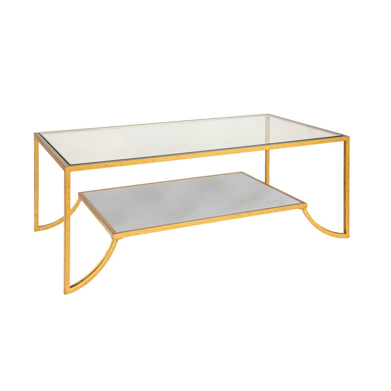 4 Legs Coffee Table, Light Gray
