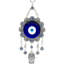 Décoration murale décorative bleue œil du mal avec protection des mains Hamsa