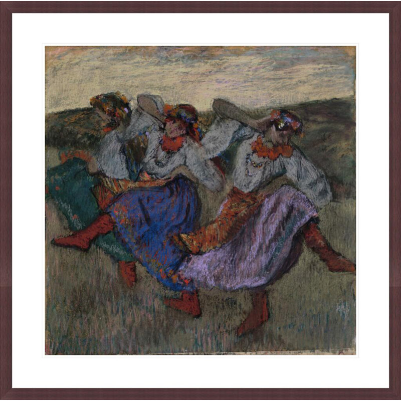 «Danseuses russes» par Edgar Degas, impression giclée encadrée, H 33,5 po x l 33,67 po