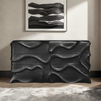 High-End Black Sideboard