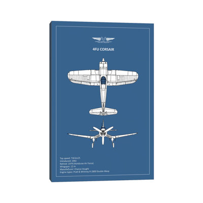 BP CV F4U-Corsair by Mark Rogan - Print on Canvas