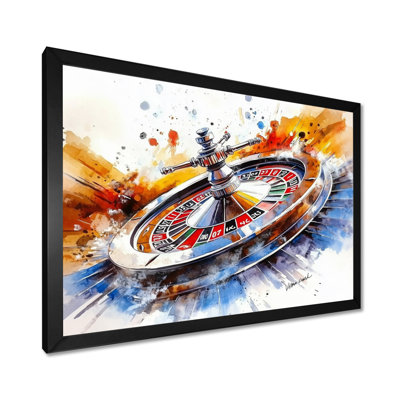 Casino Roulette Wheel I - Casino & Games Wall Art