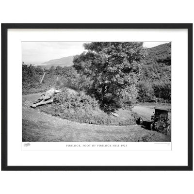 Porlock, Foot of Porlock Hill 1923 1 Piece Single Picture Frame Wall Art
