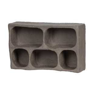 Clay 5 Piece Papier Maché Accent Shelf