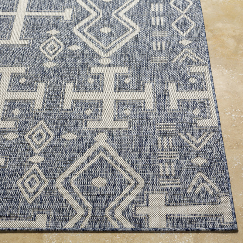 Khalsa Indoor / Outdoor Rug, Rectangle 5'3" x 7'