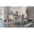 5 Piece Extendable Upholstered Dining Table Set, Kitchen Table Set, Round Table And Chairs,Round Table Top,dining table set,dining room set-1366646625-1366646639-1366646638