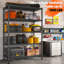 5-tier Shelving Unit For Storage Adjustable Heavy Duty Metal Shelving Units Garage Pantry Bathroom-1556791422