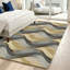 Tapis à motif de vagues pour le salon, tapis abstrait moderne, antidérapant, tapis pour chambre à coucher, décoration intérieure-129764609