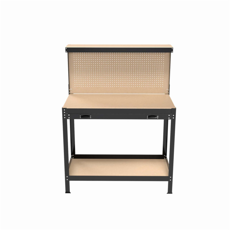 Tools Cabinet, Working Table, Workbench Tool With Drawers And Pegboard
