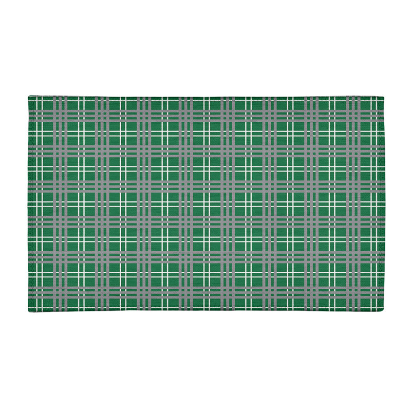 Tapis écossais vert, Rectangle 4 pi x 6 pi