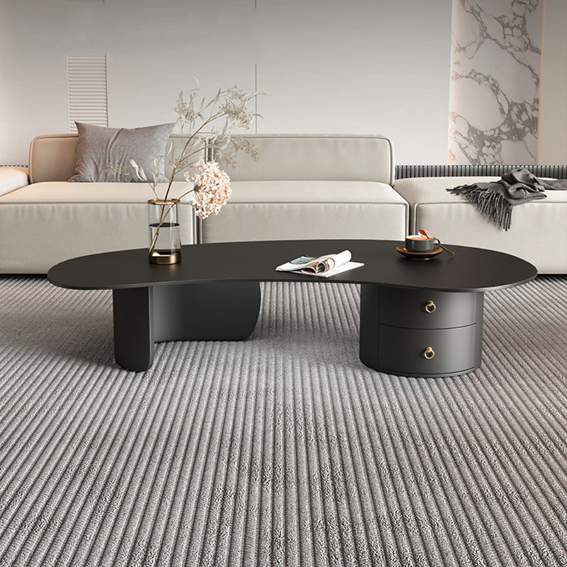 Table basse Creative, Noir, H 15,7 po x l 55,1 po x P 27,6 po, Noir