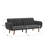 Lawon 81 Upholstered Convertible Sofa Bed with USB Charging Ports-575989104