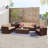 6 - Person Patio Conversation Set with Cushions-98260215