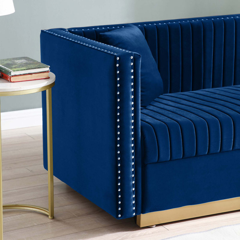 Canapé rembourré Contemporary, Bleu