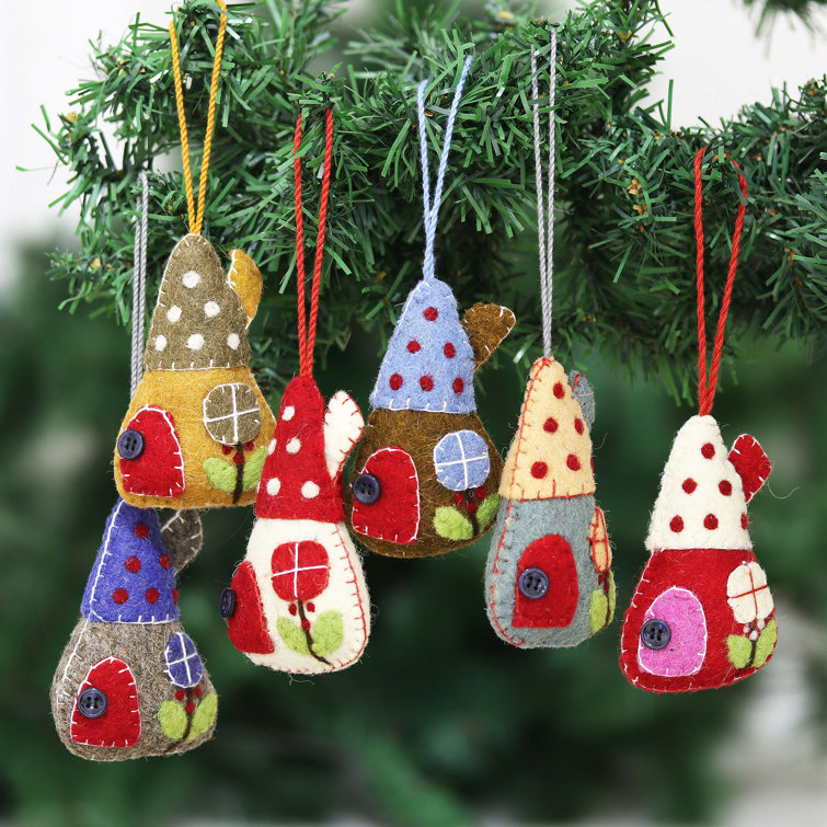 hanging decorations handmade felt christmas ornament