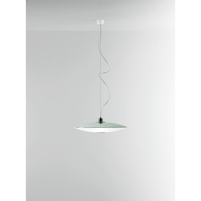 1 - Light Chrome Geometric Pendant, 200cm H x 51cm W x 51cm D, Mirror
