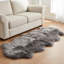 Tapis gris en peau de mouton Bershire-70771032