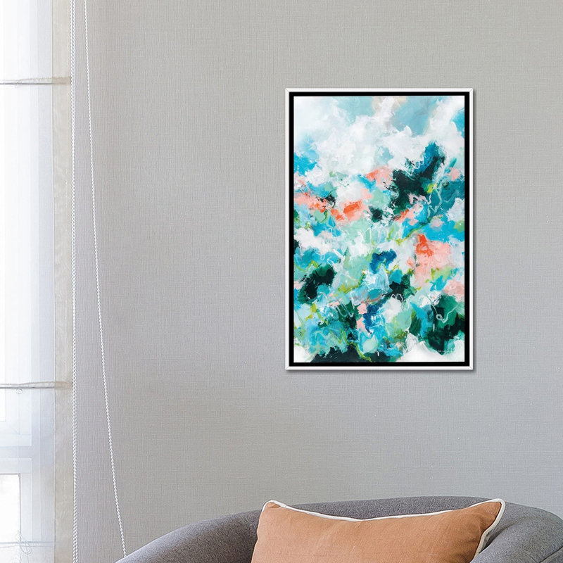« Promise » par Cristina dalla Valentina-impression d’art graphique, H 26 po x l 18 po x 1,5 po, Toile blanche encadrée